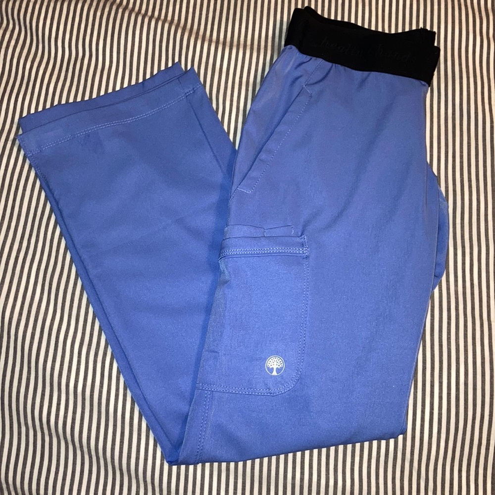 Healing Hands Scrub Pants - Ceil Blue